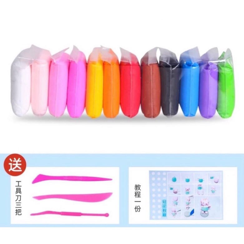 SET 12 gói đất nặn tự khô