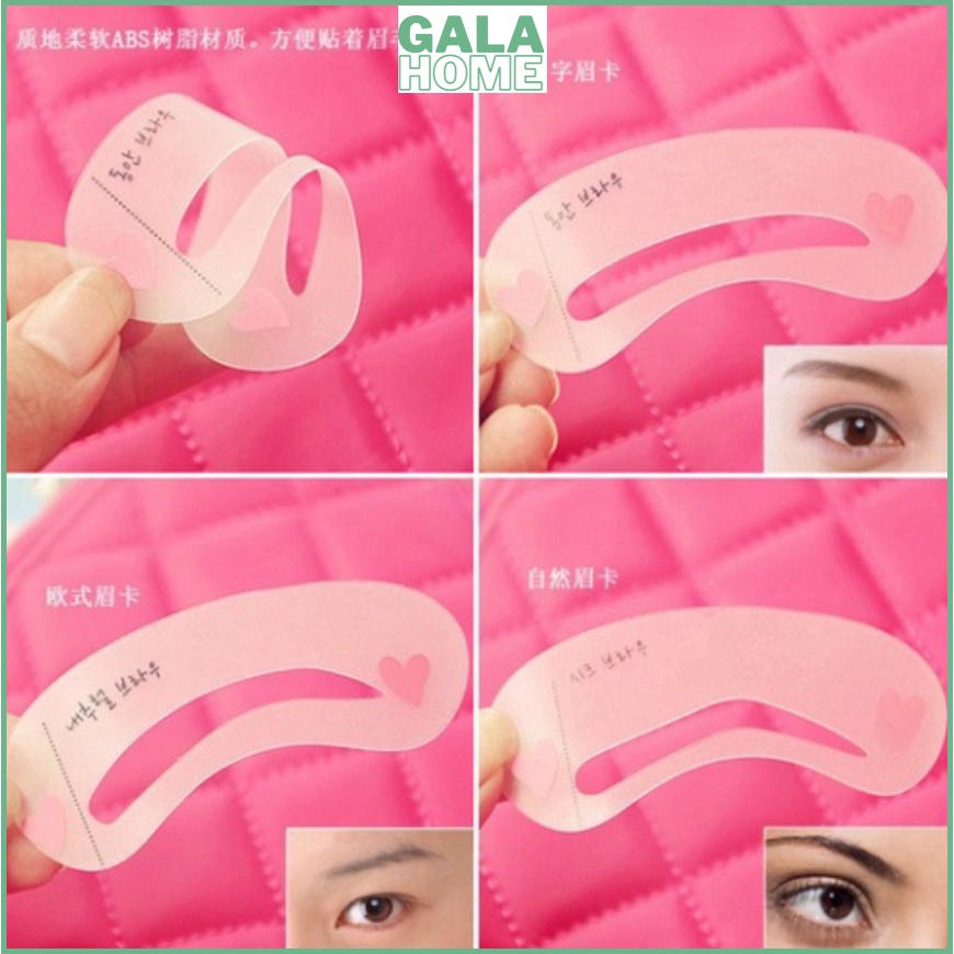 Khuôn kẻ chân mày Khung vẽ lông mày tiện dụng GALA HOME