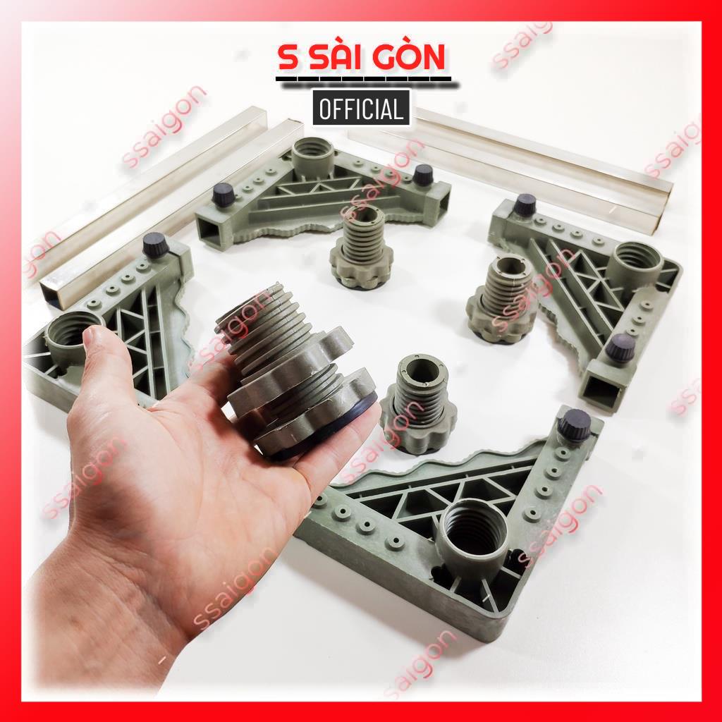 Chân máy giặt đa năng chống rung trụ ren S4D điều chỉnh cao thấp dùng cho máy giặt tủ lạnh máy rửa bát BH 2 năm