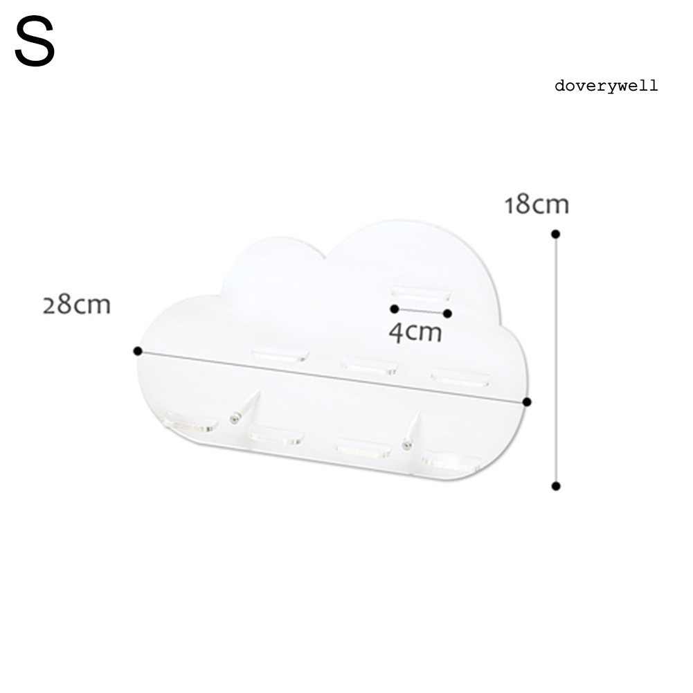 Giá Đỡ Trưng Bày Bánh Kẹo Hình Đám Mây Bằng Nhựa Acrylic Trong Suốt