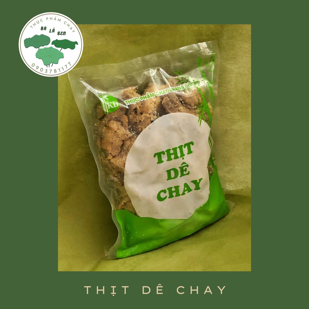Thịt dê chay  cao cấp, chưa chế biến, bảo quản lâu đóng gói 500g