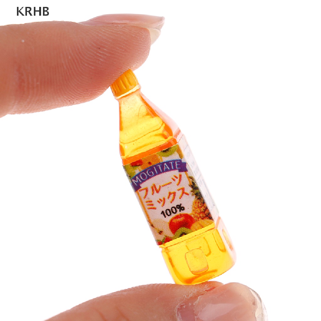 Set 5 Mô Hình Ly Nước Ép Trang Trí Nhà Búp Bê Mới