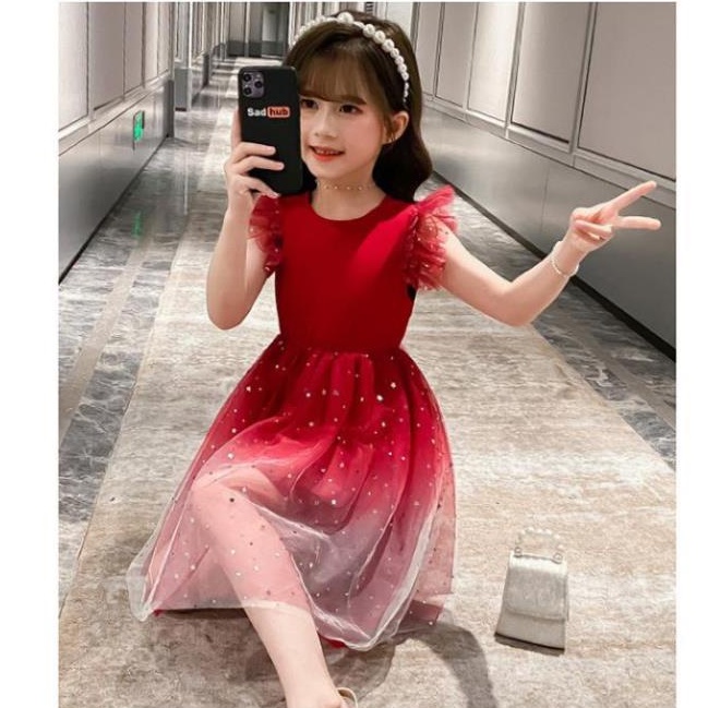 Váy công chúa (3 - 12 tuổi) ☑️ đầm dự tiệc, mặc tết cho bé gái size đại 25kg, 30kg, 35kg, 40kg, 45kg