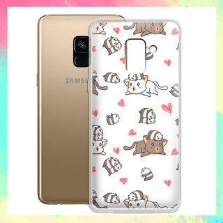 [FREESHIP ĐƠN 50K] Ốp lưng Samsung Galaxy A8 2018 Plus in hình gấu trúc chibi cute - 01032 Silicone Dẻo