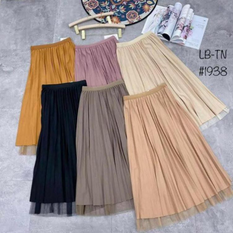 Chân váy xếp Li dài mặc được 2 mặt | BigBuy360 - bigbuy360.vn