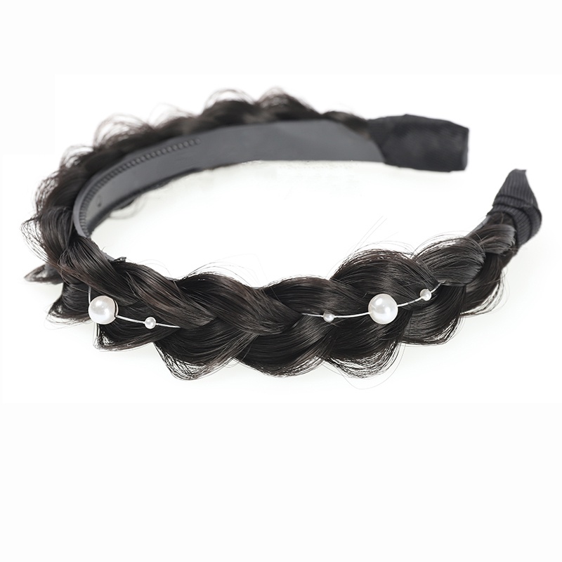 Băng Đô Nữ Đính Tóc Giả Bện Xinh Xắn