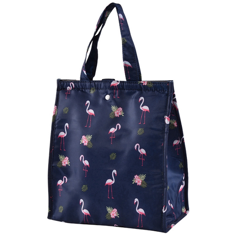 Túi Vải Oxford Đựng Hộp Cơm Trưa Giữ Nhiệt Xhh95d Có Thể Gấp Gọn Tiện Lợi