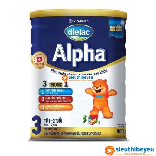 Sữa Dielac alpha 3/4 900g