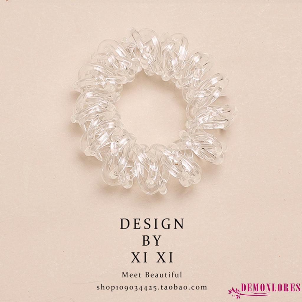 Dây buộc tóc điện thoại dạng xoắn ốc cho nữ