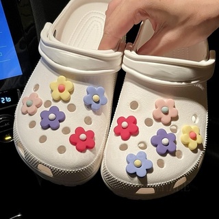 Set 10pcs  charm dép cross cros sticker Jibit dép cá sấu sandal Phụ Kiện Trang Trí Giày Hình Hoa Giày Cho Bé Gái-AA25