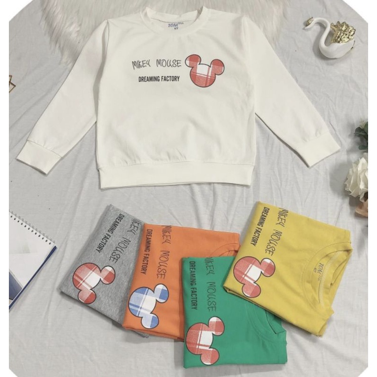 {8-18kg} Áo dài tay thu đông  bé trai/bé gái size nhí (chất cotton chính phẩm)