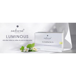 Viên uống trắng da cà chua trắng Sakura Luminious