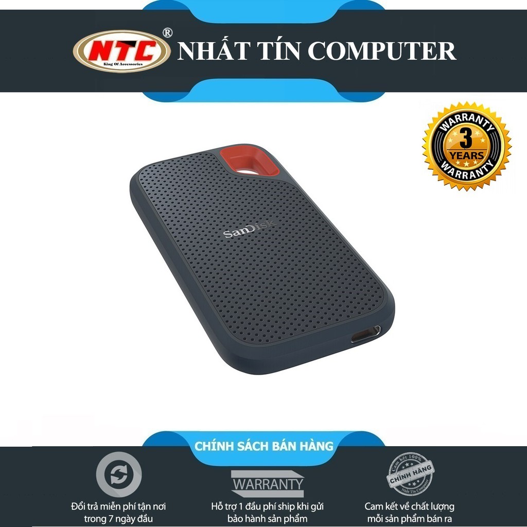 Ổ cứng di động SSD Sandisk Extreme Portable E60 USB 3.1 2TB 550MB/s | BigBuy360 - bigbuy360.vn