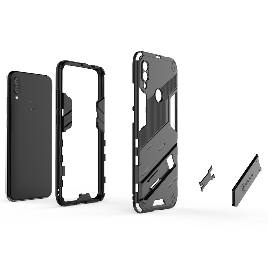 Ốp lưng Redmi Note 7 / 7 Pro / Note 11 Pro chống sốc Iron Man Ver 2 cao cấp siêu bền giá đỡ xem phim