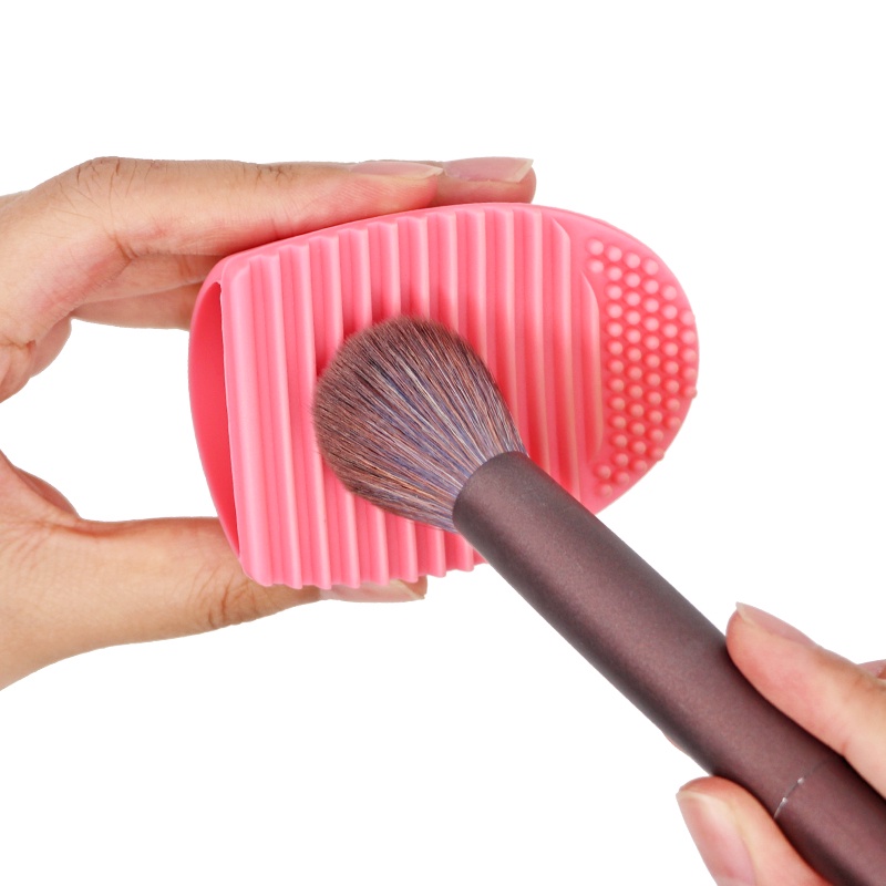 Dụng Cụ Vệ Sinh Cọ Trang Điểm Bằng Silicone Hình Quả Trứng