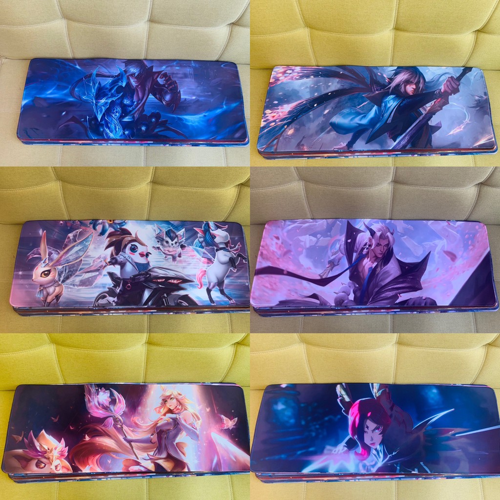 Mouse Pad LMHT - Bàn di chuột liên minh huyền thoại các loại, chọn theo vị trí