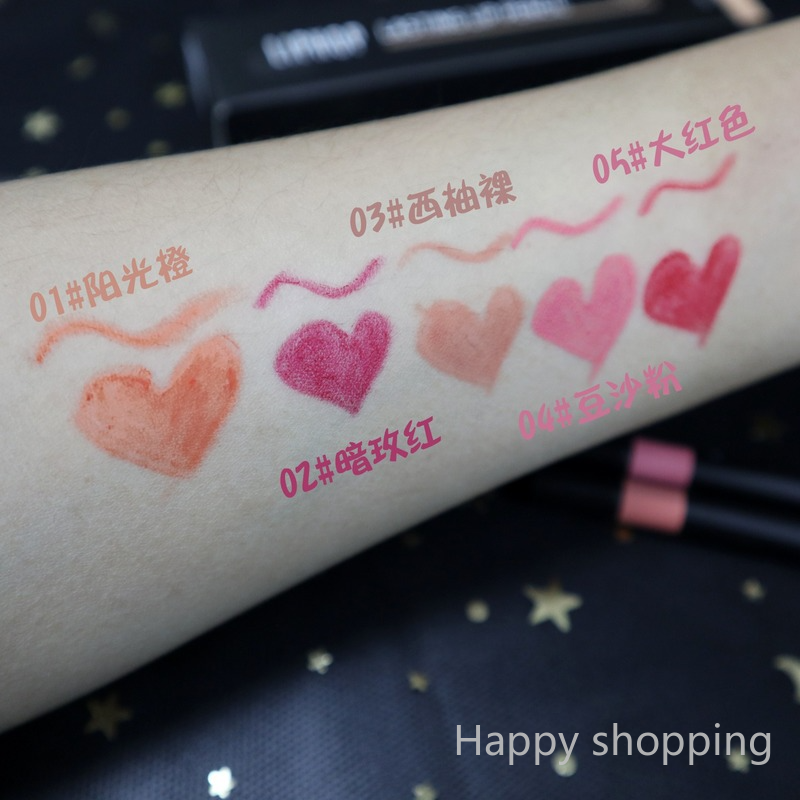 (Hàng Mới Về) Son Môi Kiêm Bút Kẻ Viền Môi Chống Thấm Nước Không Phai Màu | BigBuy360 - bigbuy360.vn