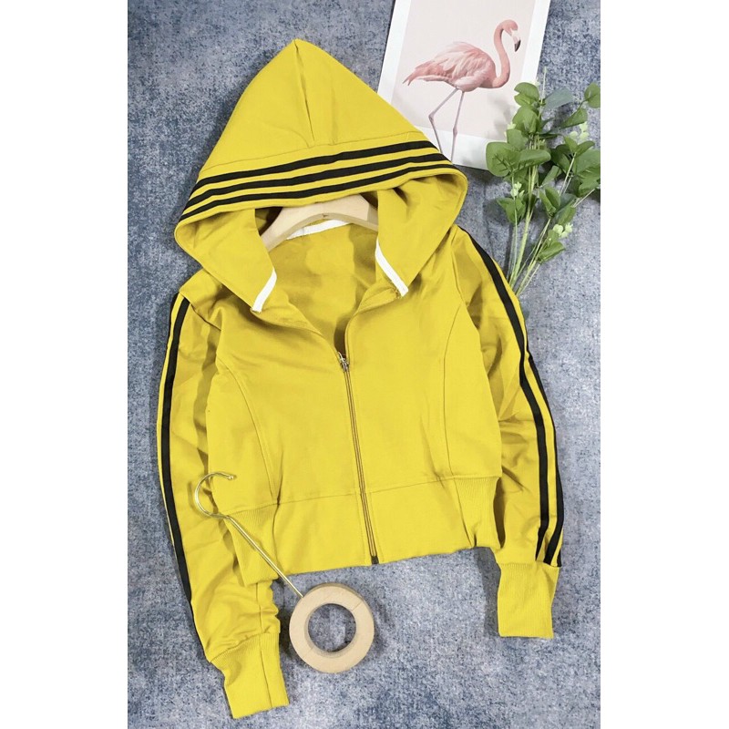 Áo khoác lửng viền nón siêu đẹp