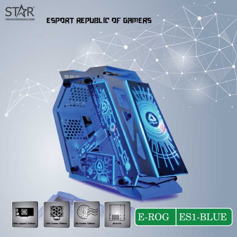 Thùng máy Case VSP ESPORT ROG ES1 Gaming