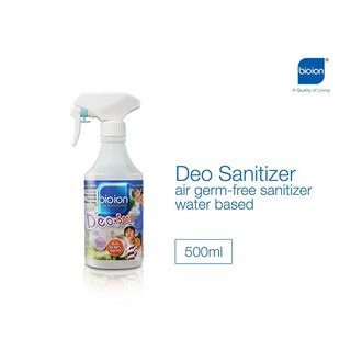 Chai xịt khử trùng, khử khuẩn, khử mùi deo sanitizer 500ml bioion
