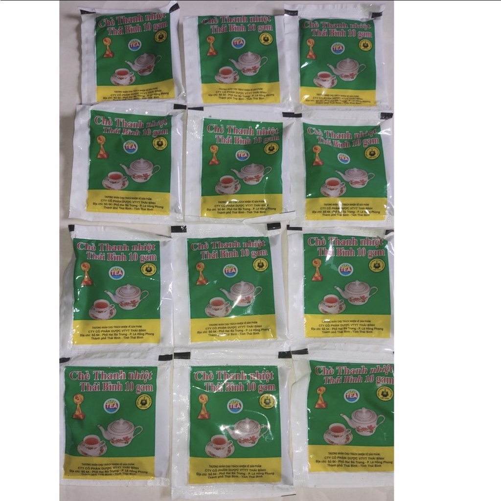 Chè thanh nhiệt Thái Bình 100 gói loại 10gram