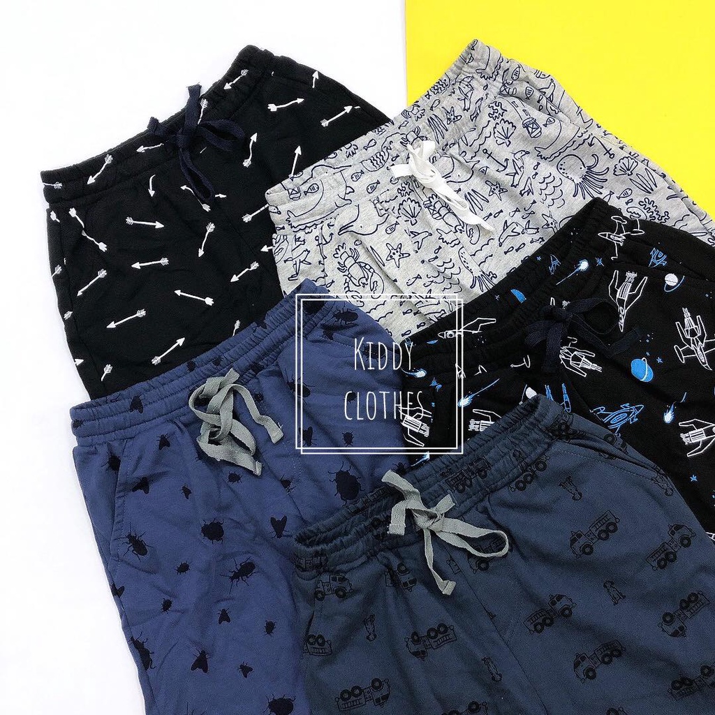 Quần short da cá bé trai xuất dư xịn/Quần thun cotton da cá bé trai