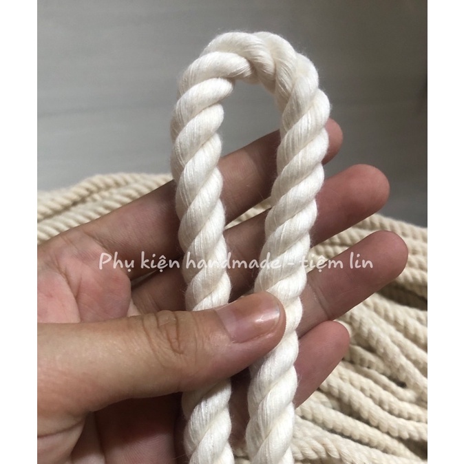 Dây thừng cotton size 10mm