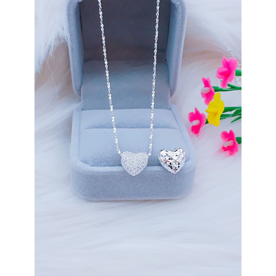 Dây tim phòng đính đá nhỏ bạc ta giá tốt