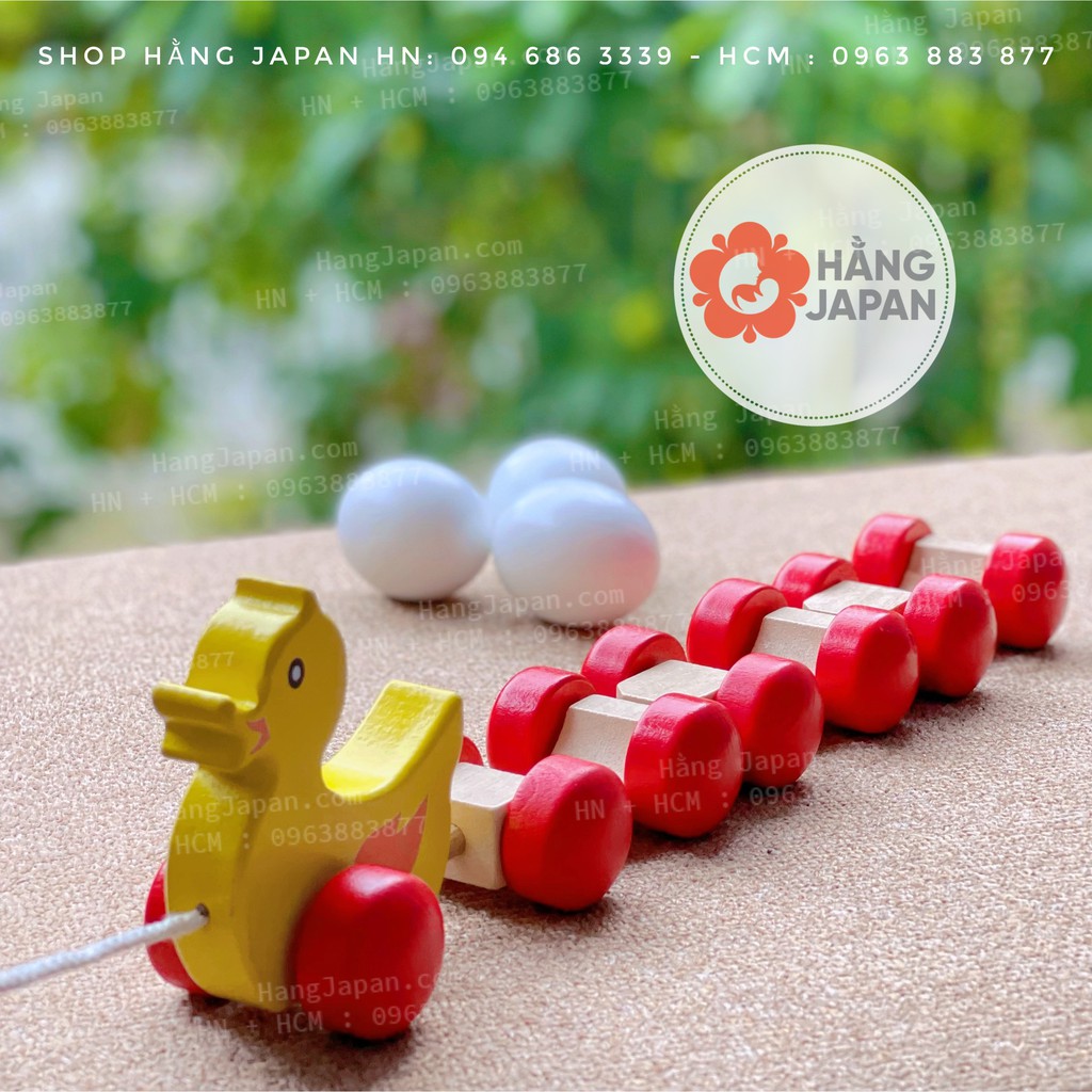 Đồ chơi vịt kéo trứng cho bé cho bé từ 6 tháng trở lên