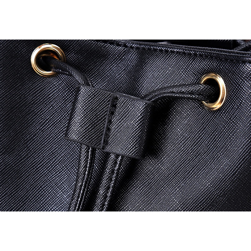 Balo da pu IELGY kiểu dây rút thời trang phong cách hàn quốc cho nữ