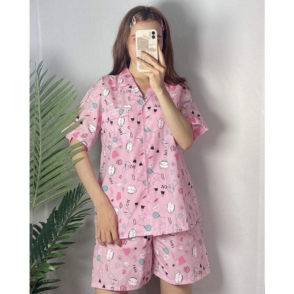 Đồ Bộ Mèo mặt cười Form To Rộng Rãi Thoáng Mát | BigBuy360 - bigbuy360.vn
