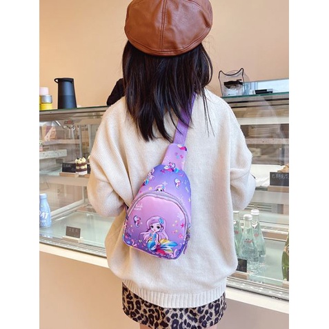 Túi đeo chéo hoạt hình nàng tiên cá và đội chó cứu hộ paw patrol