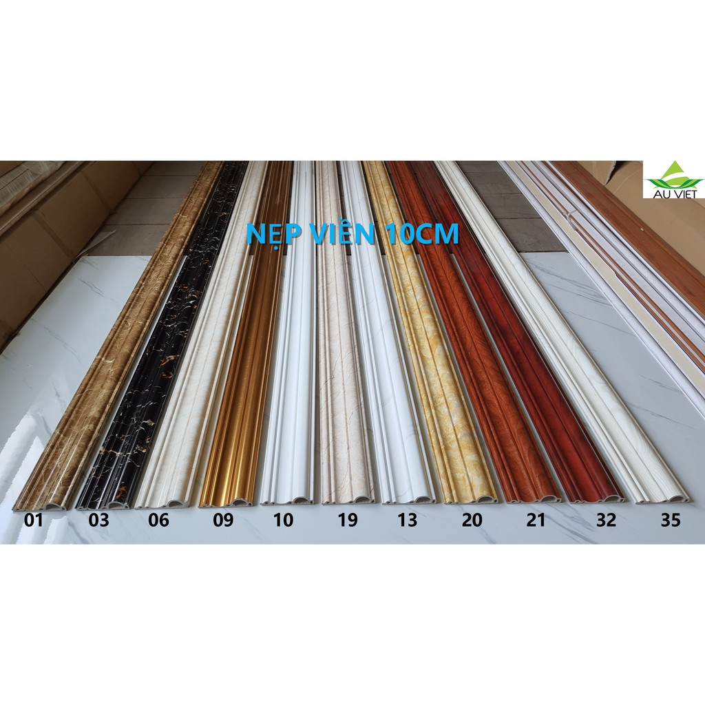 Nẹp viền nhựa vân đá 4-6-8cm>