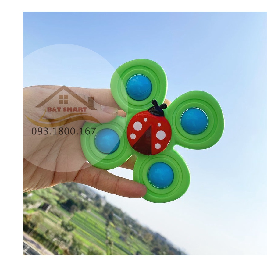 Đồ chơi con xoay spinner hình côn trùng vui nhộn cho bé