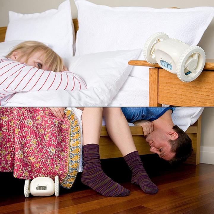 Đồng hồ báo thức bánh xe Clocky Alarm - Đồng Hồ Biết Chạy (SMART PRO)