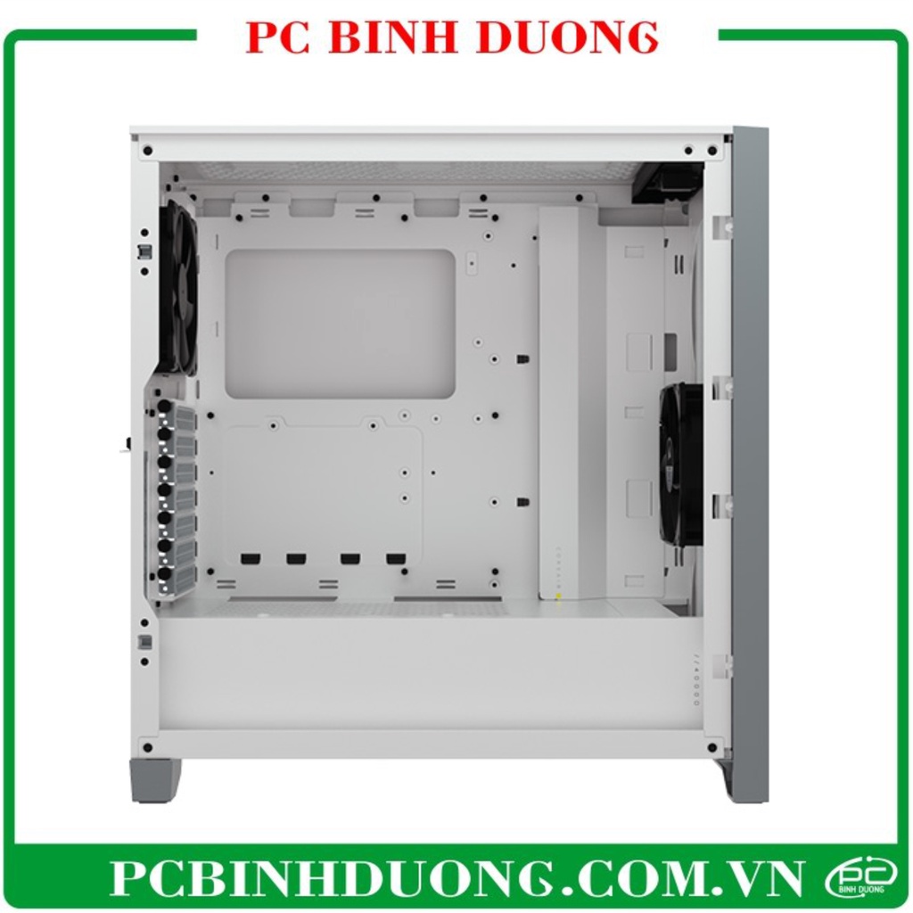 Vỏ Case Corsair 4000D Airflow TG White CC-9011201-WW