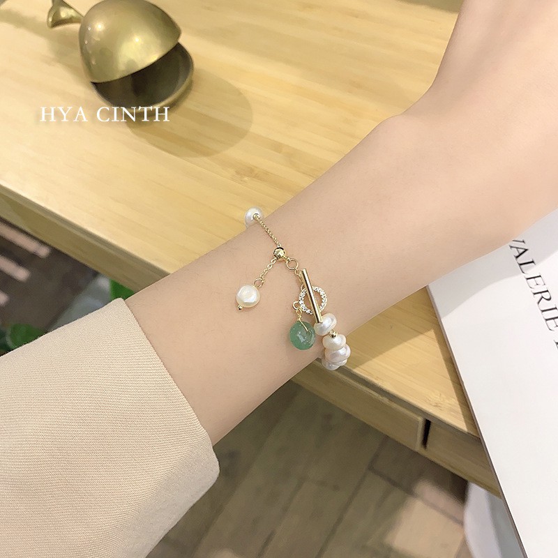 Vòng Tay Chuỗi Hạt Ngọc Trai Xinh Xắn Cho Nữ