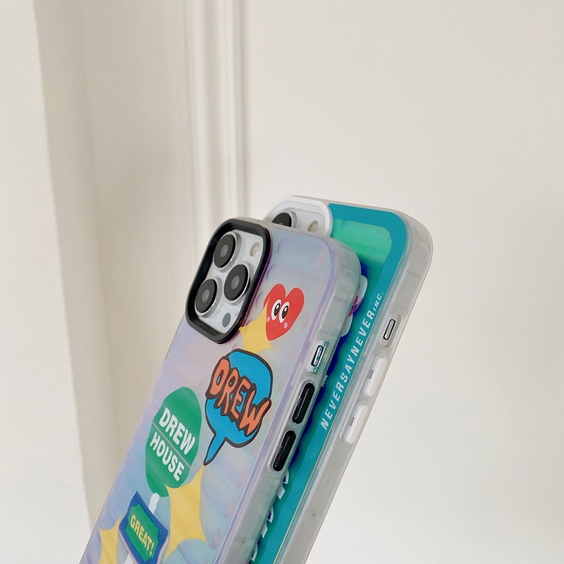 Ốp Điện Thoại In Hình Mặt Cười Màu Gradient Sang Trọng Cho iphone 13 Pro Max i13 13pro 11ProMax i11 X XR Xs Max 12Pro 12 Pro Max