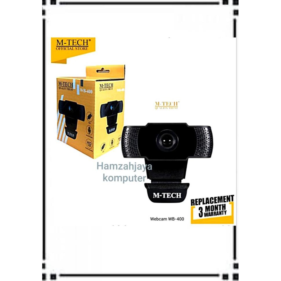 Webcam M-Tech Wb400 720p Cho Pc Laptop / Cpu - Wb-400 | BigBuy360 - bigbuy360.vn