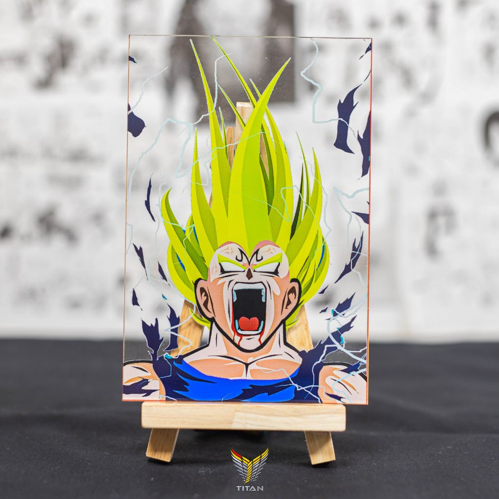 Tranh kính anime chủ đề Anime Hip hop style,Onepiece, Dragon Ball, Naruto trang trí góc học tập, decor bàn làm việc