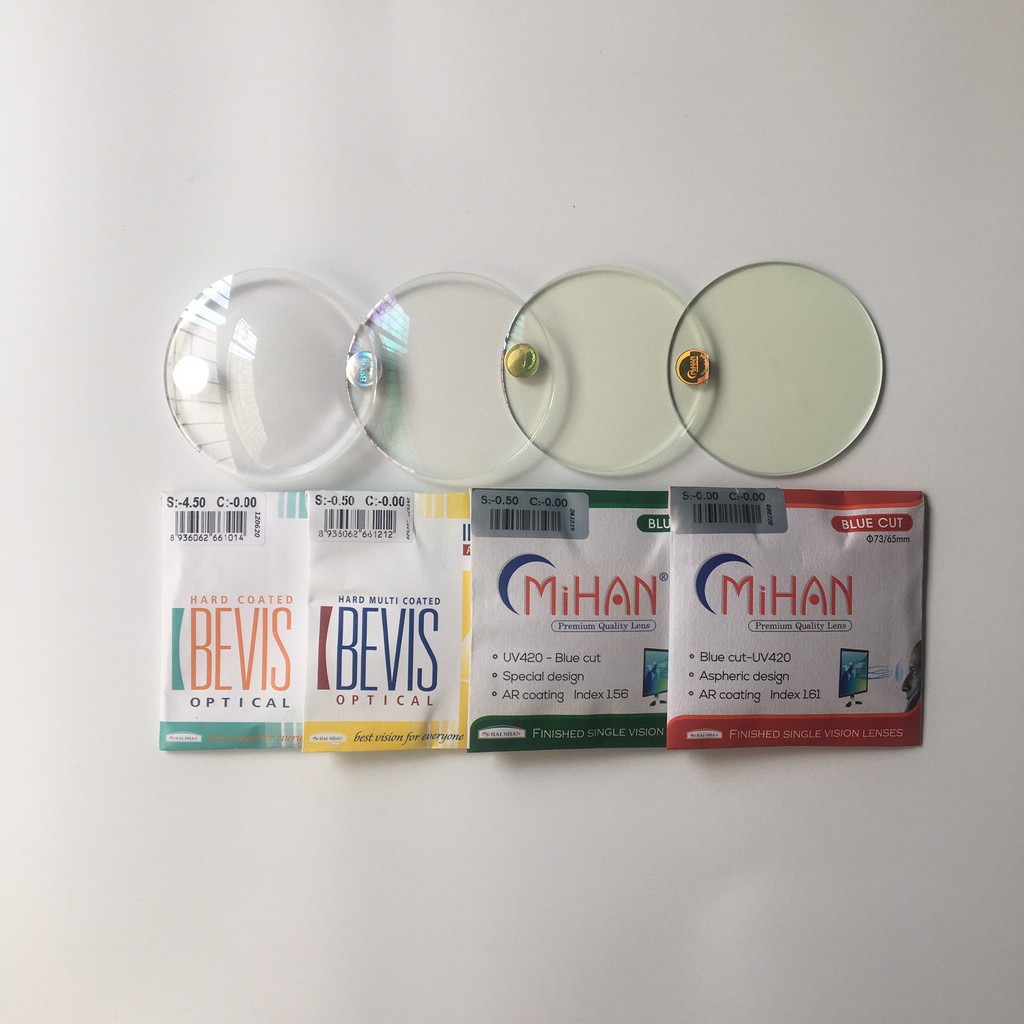 Tròng Kính Cận - Viễn - Loạn Cao Cấp Chống Tia UV, Phản Quang, Chống Xước, Chống Ánh Sáng Xanh Hàn Quốc | BigBuy360 - bigbuy360.vn