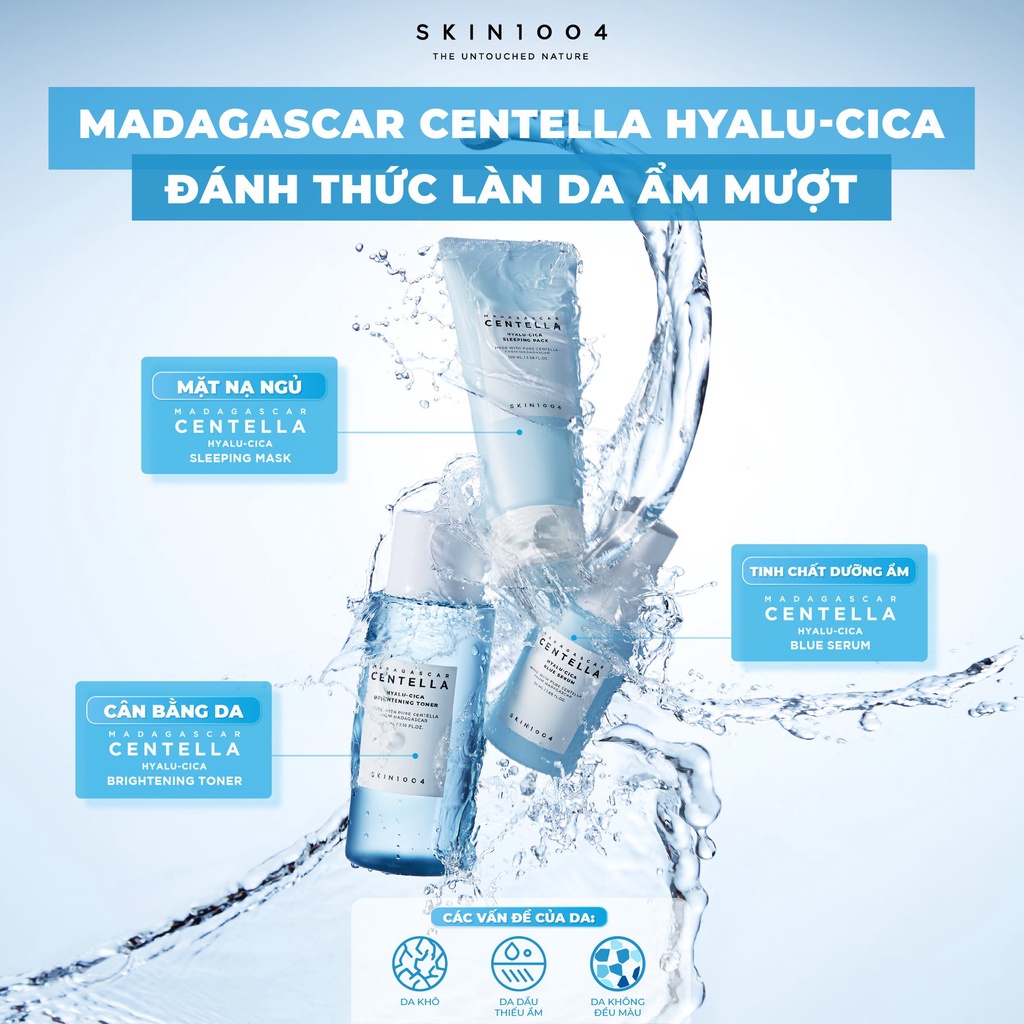 Bộ Sản Phẩm Dưỡng Ẩm, Làm Sáng Da Skin1004 Madagascar Centella Hyalu Cica