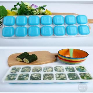 Khay làm đá bi B bằng silicon có nắp đậy