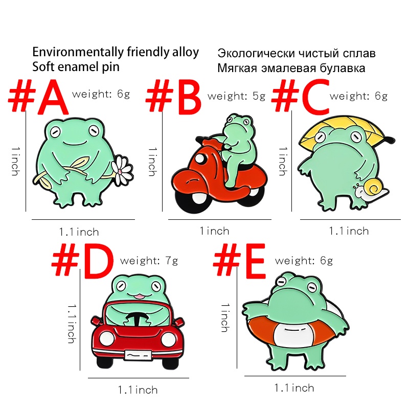 Ghim Cài Áo Hình Chú Ếch Vui Nhộn Đáng Yêu