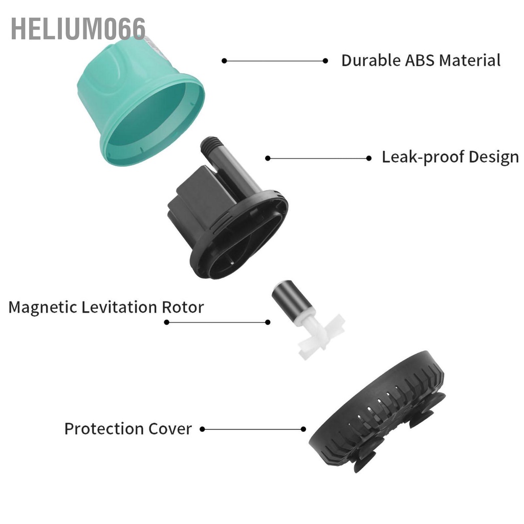 Máy Bơm Nước Chìm Dưới Đáy Thấp Lọc Tiếng Ồn Cho Bể Cá Helium066