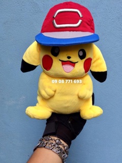 Thú bông túi Pikachu mềm 29cm