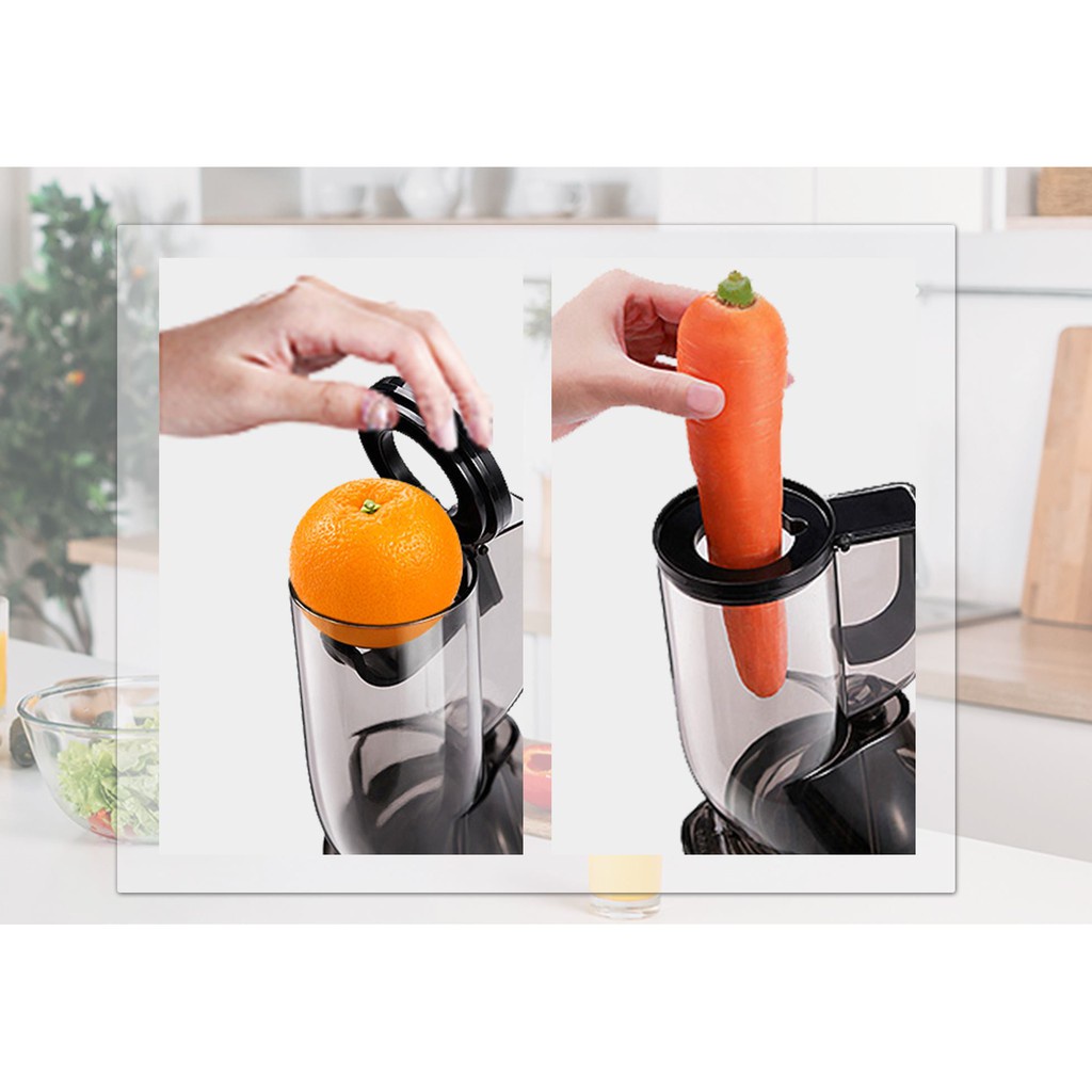Máy ép chậm Gesun G500 Dùng Công nghệ của Đức giúp ép kiệt nước lên đến 95% rau củ quả