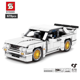 Đồ chơi lắp ráp xe technic mô hình xe đua bmw e30 – sy block 8305