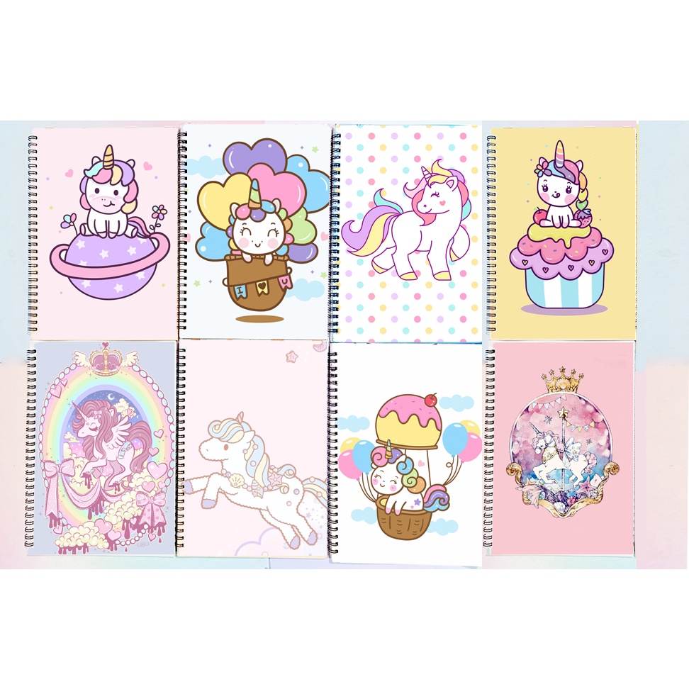 Sổ lò xo ngựa thần unicorn SLI2 60 trang 17x25cm