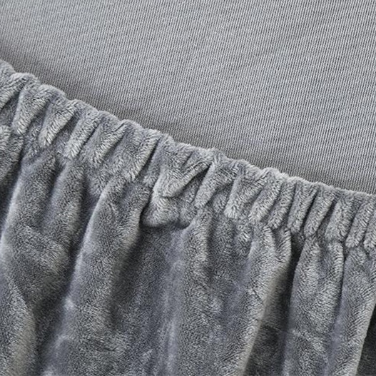 Vỏ Bọc Ghế Sofa 1/2/3/4 Chỗ Ngồi Hình Chữ L Phủ Lông Nhung Co Giãn Trang Trí Nhà Cửa